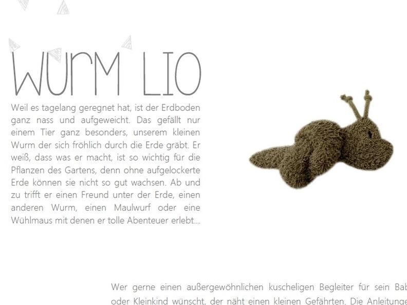 E-Book Wurm Lio - Nähanleitung und Schnittmuster image number 3