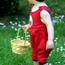Baby - Sommerstrampler Theo Gr. 50 - 92 Engelinchen Schnittmuster thumbnail number 1
