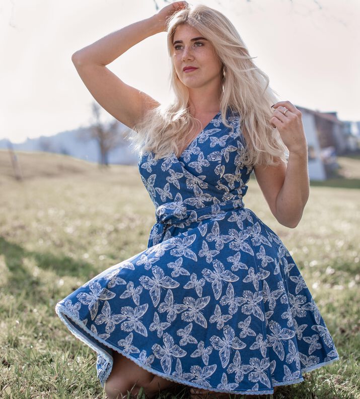 Wickelkleid/ Top #Davina Nähanleitung und Schnittmuster image number 4