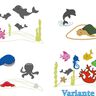 Stickdatei - SET Meer Kissen ITH  Taschenbild Wal Fisch thumbnail number 2