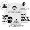 Plotterdatei Zirkus-Serie (6 Stück) thumbnail number 1