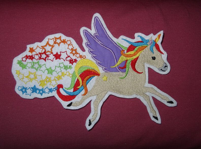 SET Bundle Pegasus Einhorn Pferd Stickdatei image number 2