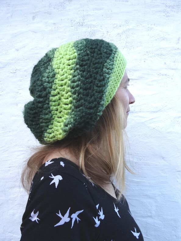 Beanie "Waldrauschen" Mütze häkeln alle Größen image number 6