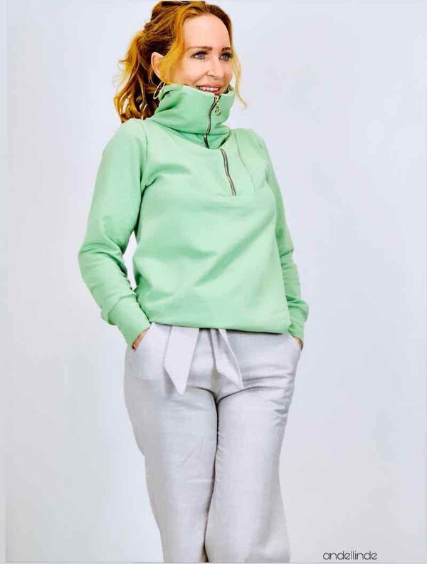 Pullover "ZITA" Nähanleitung und Schnitt Gr. 158–46 image number 9