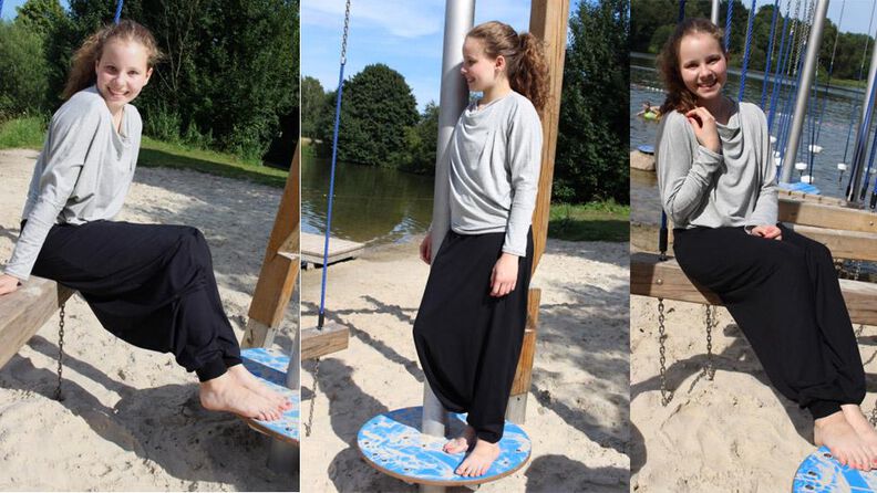 Wasserfallshirt "CELINE", Gr. 158-46 image number 2