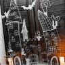 Fensterbild-Vorlage "Geisterhaus-Halloween" PDF thumbnail number 1