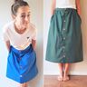 Damen Rock mit Knopfleiste Maxirock Mini UDARA ♥ Gr. XS-XXL thumbnail number 3