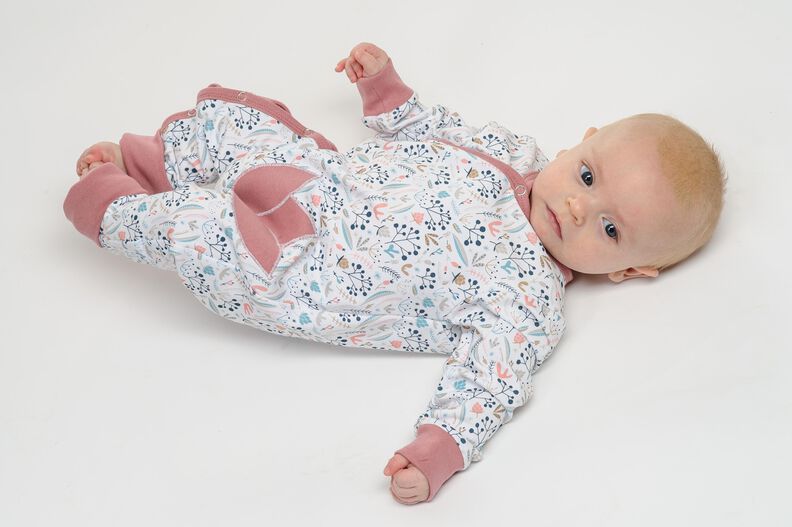 Schnittmuster Baby Strampler mit Knopfleiste LISA image number 5