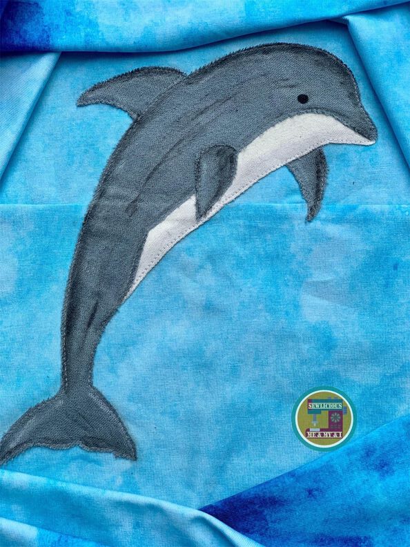 Applikationsvorlage und Nähanleitung Delfin image number 7