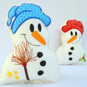 ITH Stickdatei Schneemann für den 13x18cm Rahmen