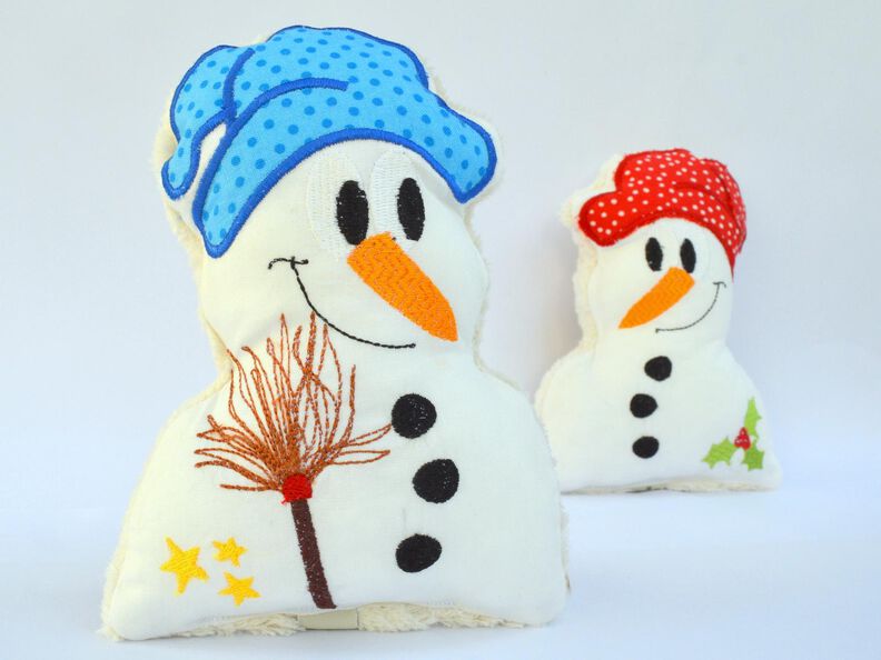 ITH Stickdatei Schneemann für den 13x18cm Rahmen image number 1