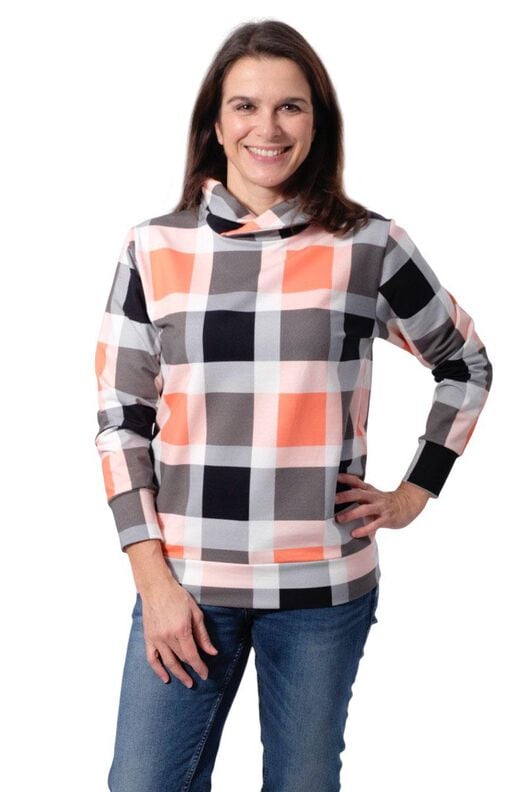 Schalkragenshirt "LIONA", Schnittmuster Gr. 158-46 image number 6