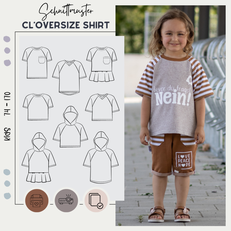 CL*OVERSIZE SHIRT KIDS 74-170 image number 1