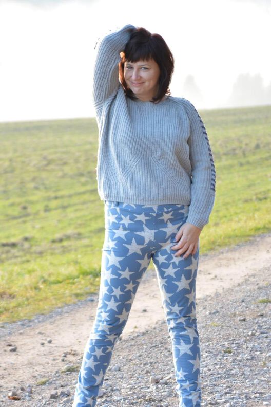 Jeggings Granat de image number 7