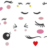 Gesichter für Kuscheltiere Stickdatei thumbnail number 2