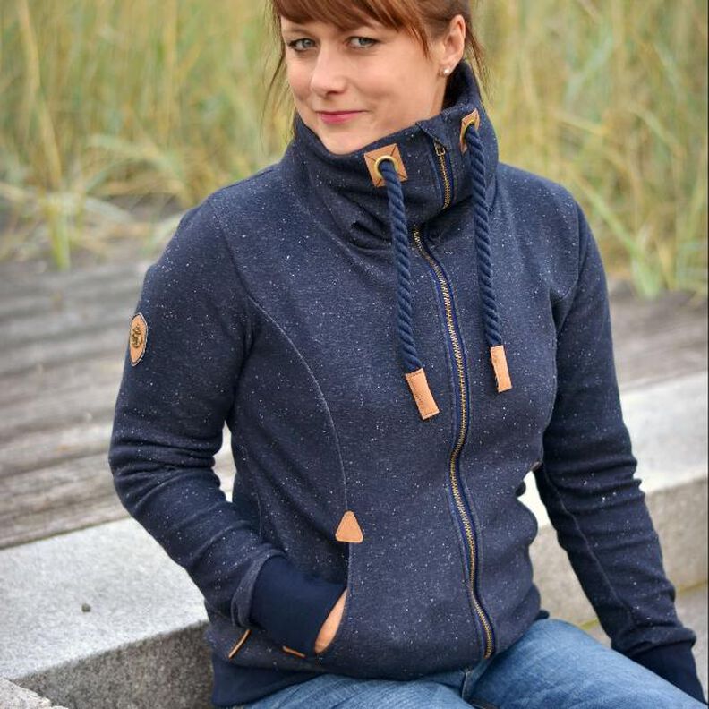 Sweatjacke Damen Schnittmuster Gr. 32-58 - MANUC #131 image number 1