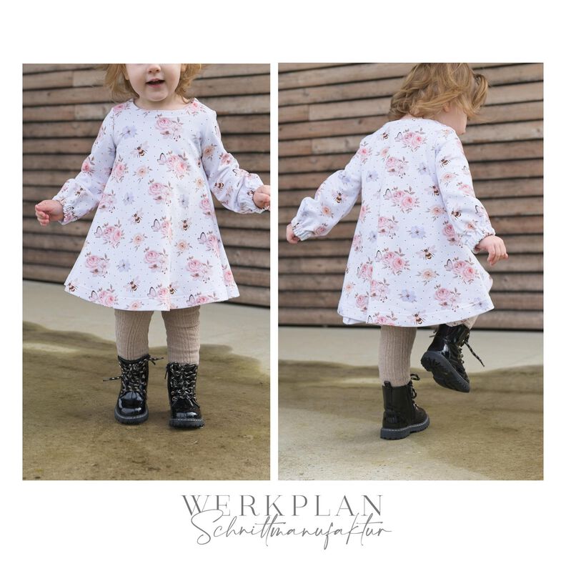 Little LadyWERK | Ganzjahreskleid | KIDS 74 -122 | A4 & A0 image number 6