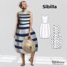 Schnittmuster Kleid Sibilla | Leinenkleid mit Ballonrock thumbnail number 1