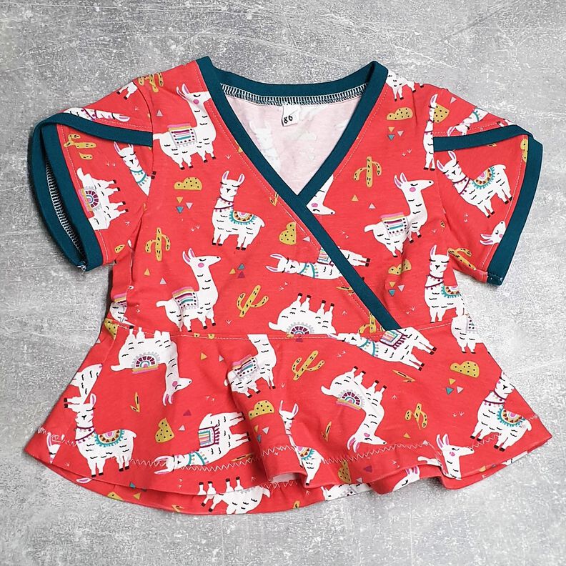 Becca Jerseykleid mit Wickeloberteil Gr. 86-158, A4+A0 image number 9