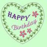 ITH Stickdatei Blumenstecker zum Geburtstag 10x10cm thumbnail number 4