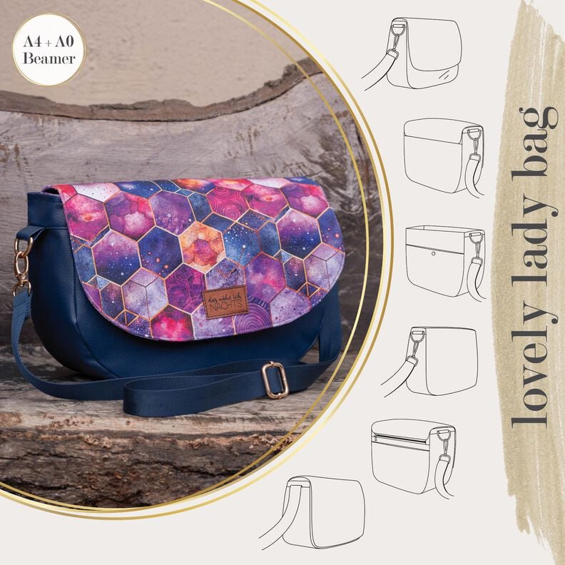 BEAMER / A0 / A4 lovely lady bag Tasche Handtasche image number 1