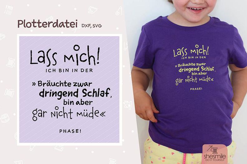 Nicht müde! (Plotterdatei) image number 1