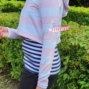 COLD CROP kurz-Hoodie mit Shirt Gr. 98 - 164