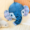 Kuschelkissen Elefant, Jeans Upcycling + Reststoffe thumbnail number 2