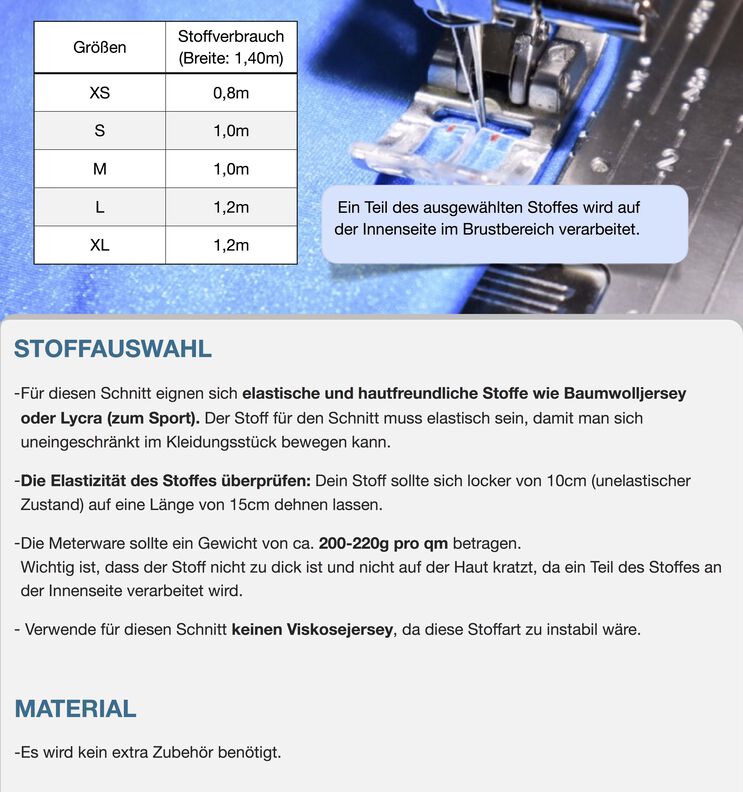 Top #Paula Nähanleitung und Schnittmuster (XS-XL) image number 9