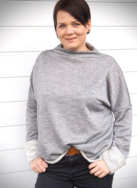 Oversize Pullover (34-58) RAPIDO Damen Sweater Schnittmuster image number 6