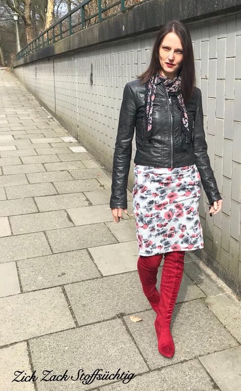"Cozy-Skirt-Women" Sweat-Rock / Schnittmuster image number 8