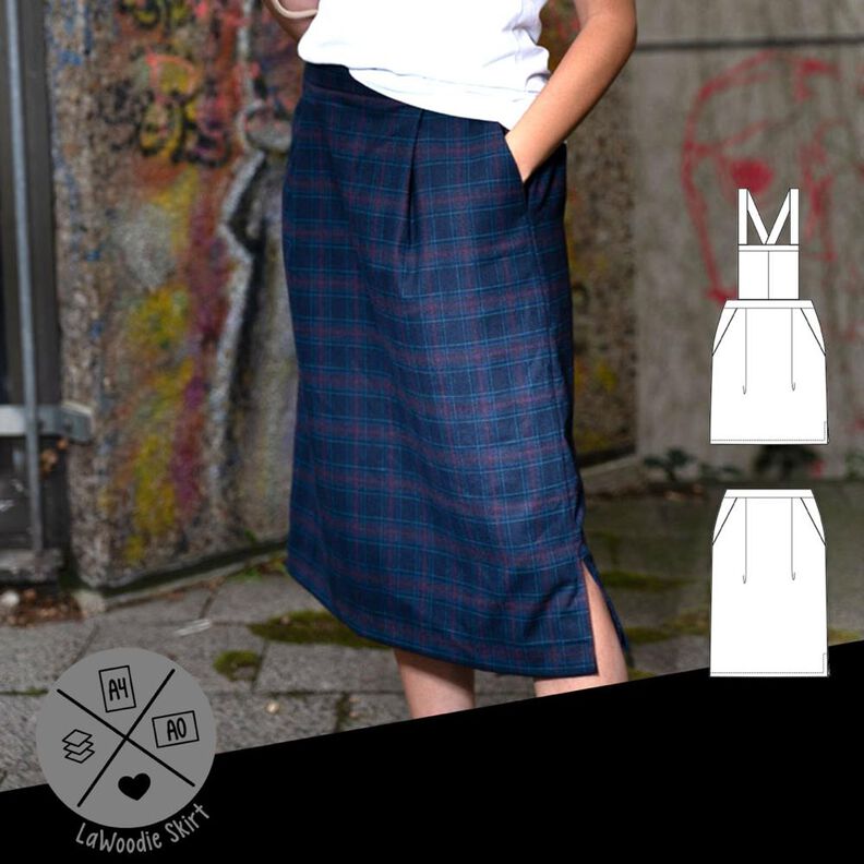 E-Book »LaWoodie Skirt« (32–46) –  Latzkleid und Rock image number 1