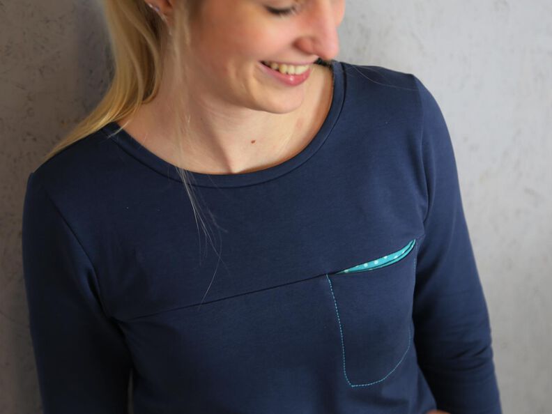 FRAU BENTE - Sweatshirt mit Brusttasche XS-XXL image number 5