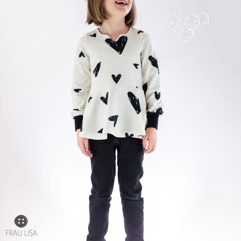 MINI HEARTCL*OVER SHIRT & DRESS (80-164) image number 5