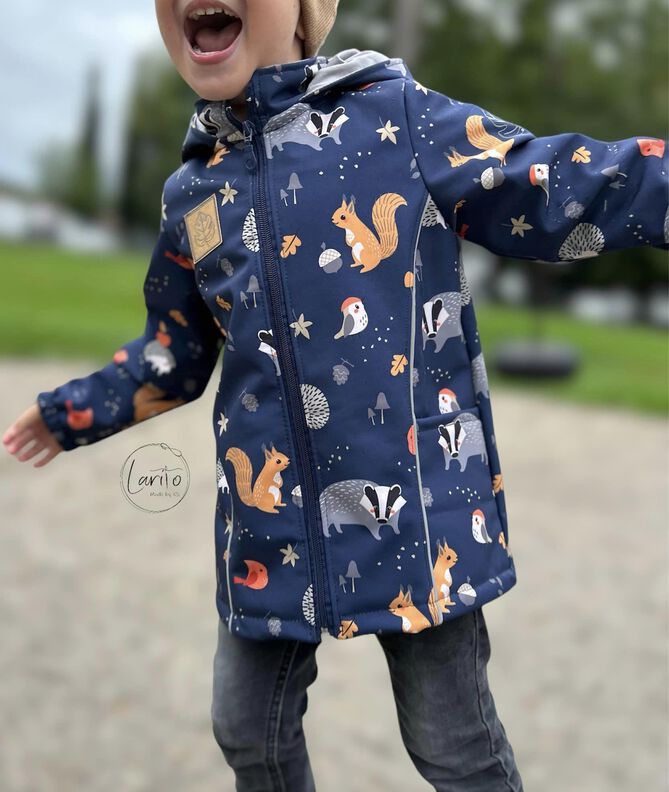 Softshelljacke Zuckermaus BOYS Gr. 110 - 164 Walkjacke image number 7