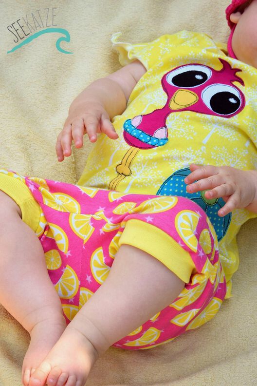Baby-Sommershirt pineapple Shirt + gratis Hose 50-92 image number 2