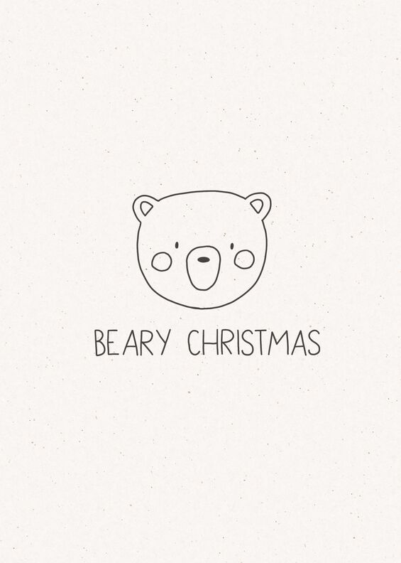 PLOTTERVORLAGE "BEARY CHRISTMAS" image number 2