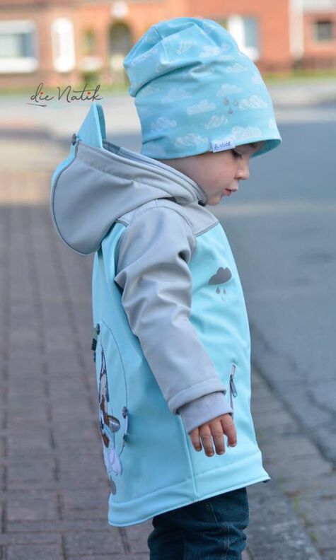 Softshelljacke Kinder Schnittmuster Gr. 74-176 - PEPE #74 image number 4