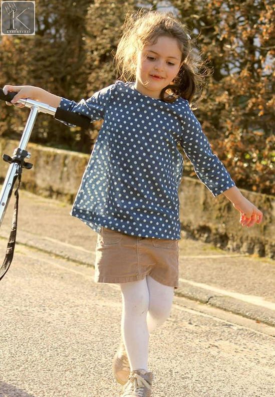 Kleid/Bluse Kinder - Schnittmuster Gr. 86-128 -deine AVA #56 image number 9