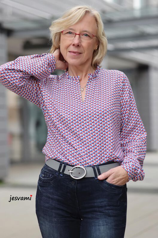 Bluse Damen - eBook Schnittmuster - 32-54 - Madrid#135 image number 5