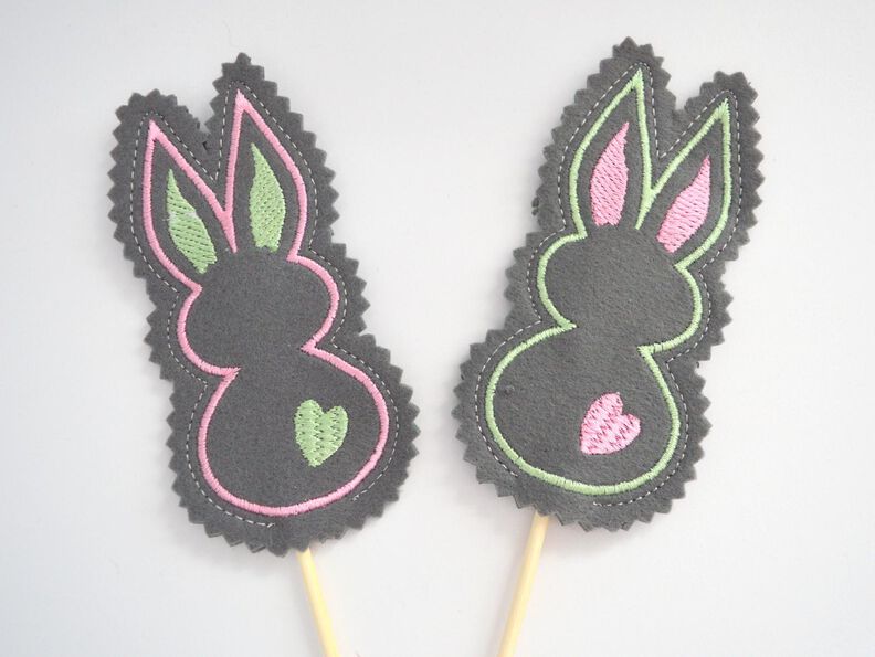 ITH Blumenstecker zu Ostern 4erlei 10x10cm image number 5
