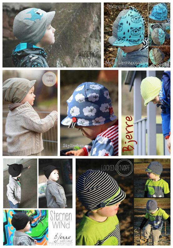 Schirmmütze Kinder Schnittmuster Gr. 44-60 - deine BJERRE #1 image number 6