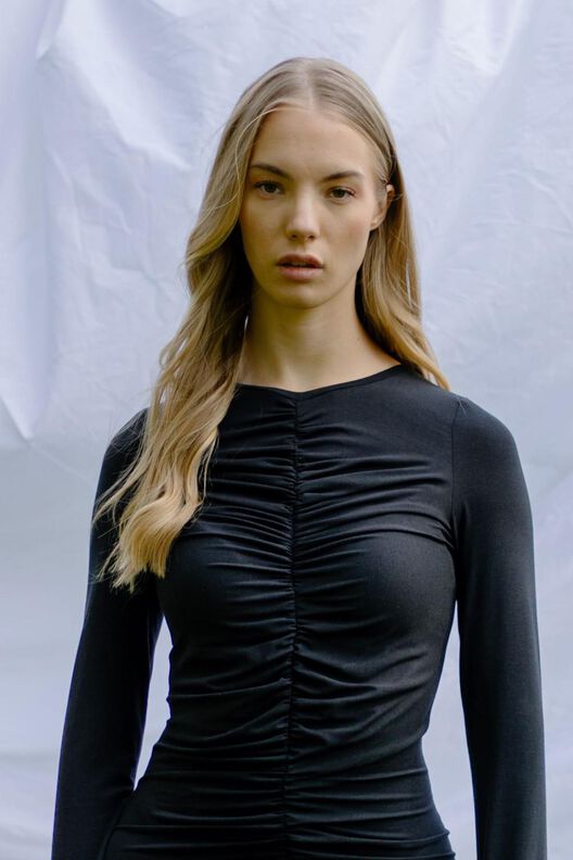 Minikleid mit Raffung mit Videoanleitung XS-XXXL image number 3