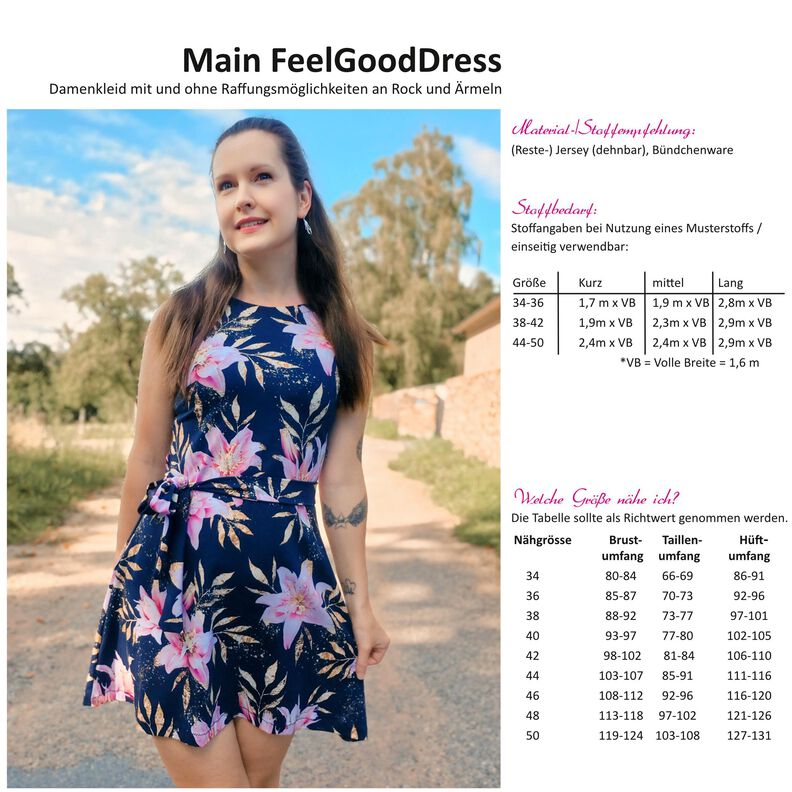 Main FeelgoodDress Damenkleid - 34-50 image number 2