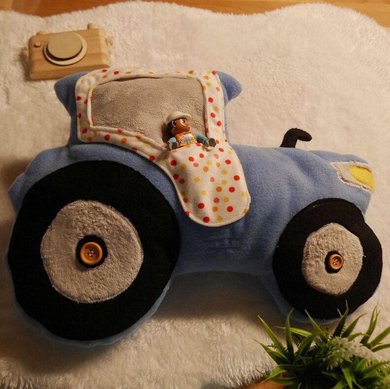 Traktor-Kuschelkissen (Nähanleitung und Schnittmuster) image number 6