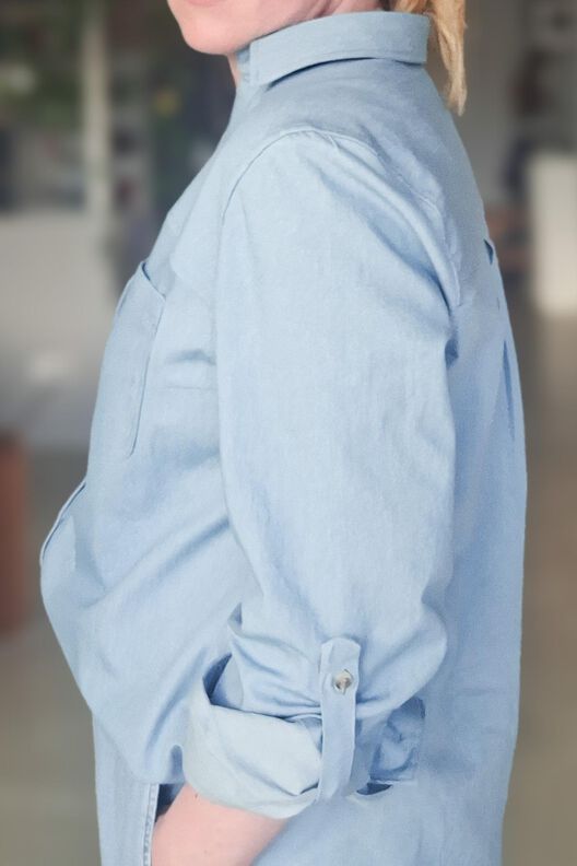 Jeanshemd | Damen Schnittmuster PDF | 32&ndash;52 | Seamone image number 8