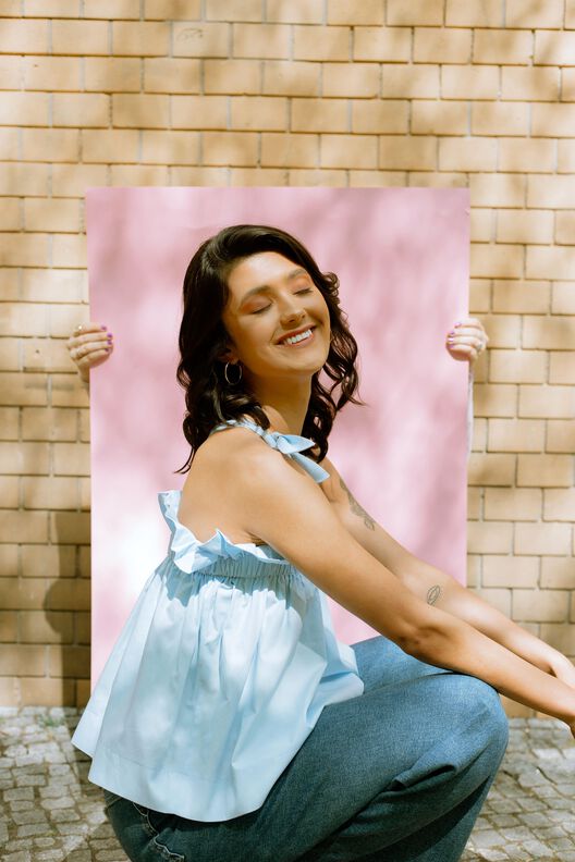 Bluse/ H&auml;ngerchen Schnitt mit Videoanleitung Gr. XS-XXXL image number 7