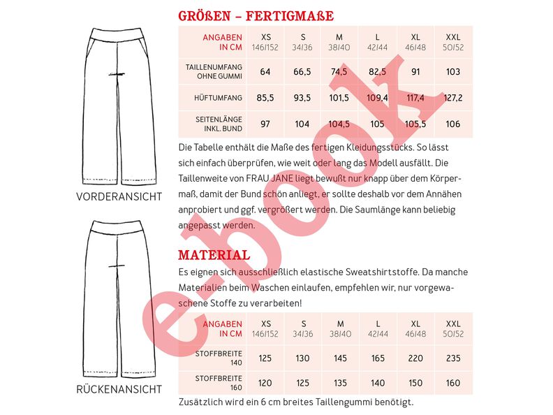 FRAU JANE - Jogginghose mit breitem Bund XS-XXL image number 8