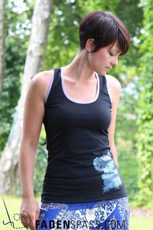 raffiniertes Tanktop Vennja Gr. 32 - 50 image number 1