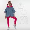 Schnittmuster Poncho und Hose im Set thumbnail number 1